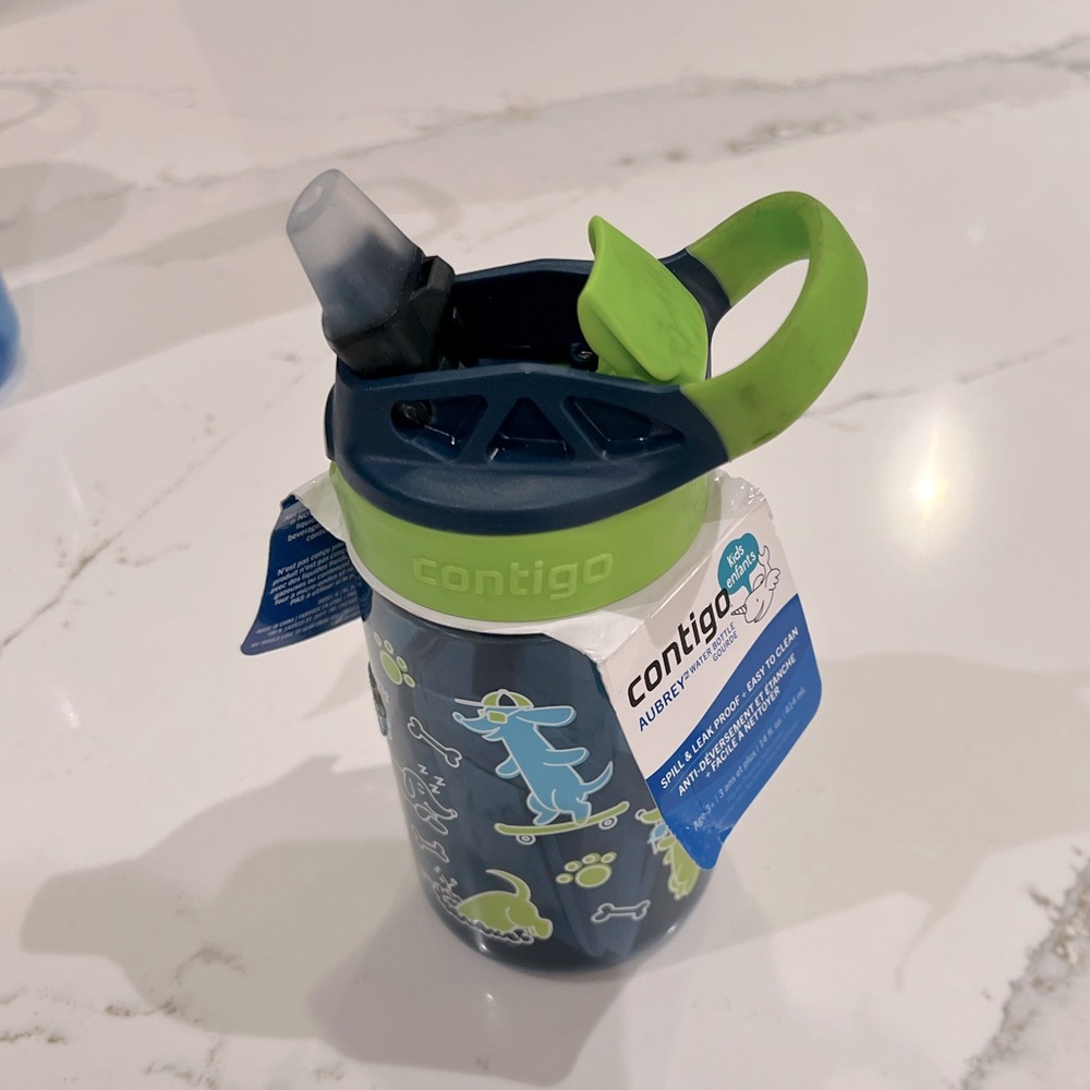 Contigo Water Bottle - NEW SPILL PROOF LID 414 ml